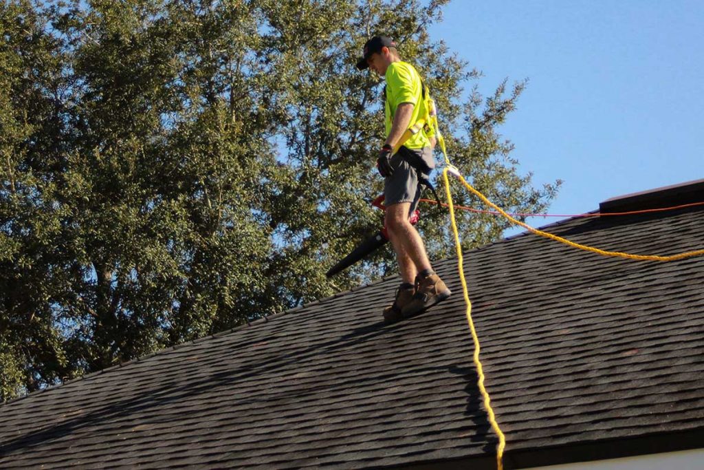Regular inspection of roof for damage or maintenance needs.